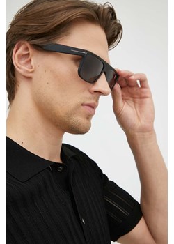 Tom Ford okulary przeciwsłoneczne męskie kolor czarny ze sklepu PRM w kategorii Okulary przeciwsłoneczne męskie - zdjęcie 162095734