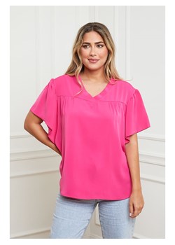 Plus Size Company Bluzka w kolorze różowym ze sklepu Limango Polska w kategorii Bluzki damskie - zdjęcie 162099501