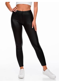 Spodnie damskie legginsy 239PLR - czarne ze sklepu Edoti w kategorii Spodnie damskie - zdjęcie 162101974