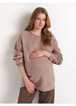 Sinsay - Sweter w prążki - beżowy ze sklepu Sinsay w kategorii Swetry ciążowe - zdjęcie 162104971