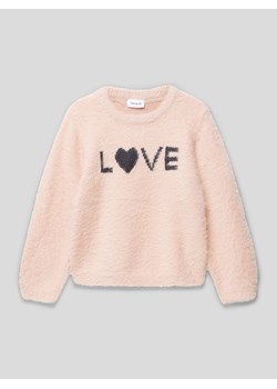 Sweter z dzianiny z okrągłym dekoltem ze sklepu Peek&Cloppenburg  w kategorii Bluzy i swetry - zdjęcie 162106591