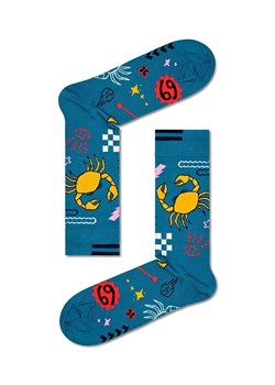 Happy Socks skarpetki Zodiac Cancer kolor niebieski ze sklepu ANSWEAR.com w kategorii Skarpetki damskie - zdjęcie 162109390