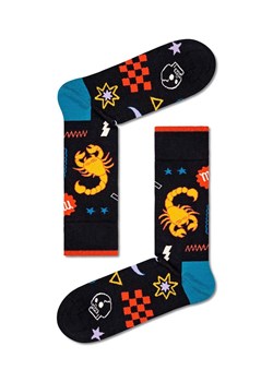 Happy Socks skarpetki Zodiac Scorpio kolor czarny ze sklepu ANSWEAR.com w kategorii Skarpetki damskie - zdjęcie 162109402