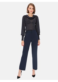 Eleganckie spodnie plus size z gumką w pasie Potis & Verso Gustawa ze sklepu Eye For Fashion w kategorii Spodnie damskie - zdjęcie 162120472
