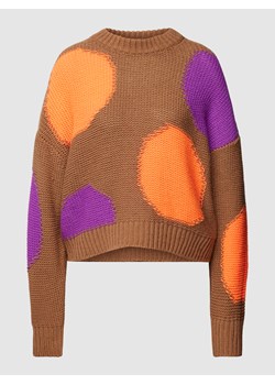 Sweter z dzianiny z mieszanki wełny ze sklepu Peek&Cloppenburg  w kategorii Swetry damskie - zdjęcie 162122822