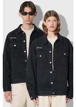 Pangaia kurtka jeansowa kolor czarny przejściowa ze sklepu PRM w kategorii Kurtki męskie - zdjęcie 162125760
