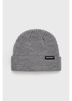 Dickies Czapka kolor szary z cienkiej dzianiny ze sklepu PRM w kategorii Czapki zimowe męskie - zdjęcie 162125773