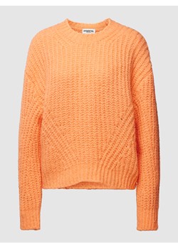 Sweter z dzianiny z dodatkiem wełny z alpaki i obniżonymi ramionami ze sklepu Peek&Cloppenburg  w kategorii Swetry damskie - zdjęcie 162126442