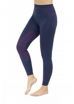 Damskie legginsy termoaktywne Brubeck Dry - granatowe ze sklepu Sportstylestory.com w kategorii Bielizna termoaktywna damska - zdjęcie 162129933
