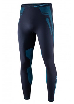 Męskie legginsy termoaktywne Brubeck Dry - szare ze sklepu Sportstylestory.com w kategorii Bielizna termoaktywna męska - zdjęcie 162129941