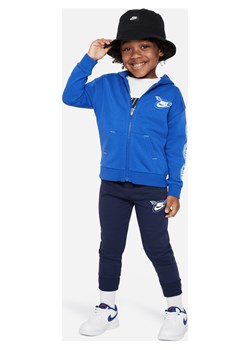 Dwuczęściowy zestaw dla małych dzieci Nike Sportswear „Art of Play” French Terry Full-Zip Set - Niebieski ze sklepu Nike poland w kategorii Dresy chłopięce - zdjęcie 162132041