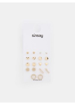 Sinsay - Kolczyki 6 pack - złoty ze sklepu Sinsay w kategorii Kolczyki - zdjęcie 162142063