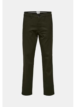 SELECTED Spodnie - Oliwkowy ciemny - Mężczyzna - 36 CAL(L/XL) ze sklepu Halfprice w kategorii Spodnie męskie - zdjęcie 162196272