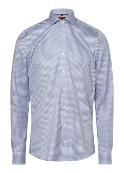 Finshley & Harding Koszula męska Mężczyźni Slim Fit Bawełna niebieski w kratkę ze sklepu vangraaf w kategorii Koszule męskie - zdjęcie 162196843