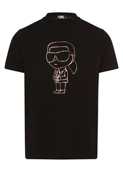 KARL LAGERFELD T-shirt męski Mężczyźni Bawełna czarny nadruk ze sklepu vangraaf w kategorii T-shirty męskie - zdjęcie 162196871