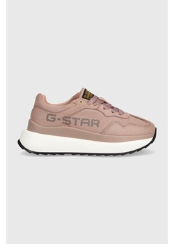 G-Star Raw sneakersy skórzane JUDEE NUB kolor różowy 2341066502.MVE ze sklepu ANSWEAR.com w kategorii Buty sportowe damskie - zdjęcie 162198670