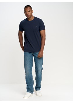 Koszulka męska granatowa Carbon 403 ze sklepu Big Star w kategorii T-shirty męskie - zdjęcie 162206523