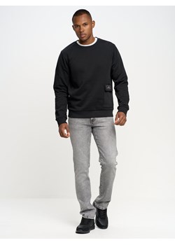 Bluza męska czarna Hugoner 906 ze sklepu Big Star w kategorii Bluzy męskie - zdjęcie 162206541