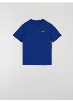 Sinsay - Koszulka z naszywką - niebieski ze sklepu Sinsay w kategorii T-shirty męskie - zdjęcie 162213172