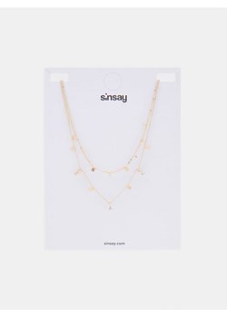 Sinsay - Naszyjniki 2 pack - złoty ze sklepu Sinsay w kategorii Naszyjniki - zdjęcie 162213363