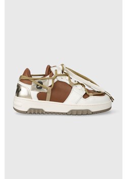 Off Play sneakersy skórzane SORRENTO kolor brązowy SORRENTO 1 WHITE, COGNAC, GOLD ze sklepu ANSWEAR.com w kategorii Buty sportowe damskie - zdjęcie 162234702