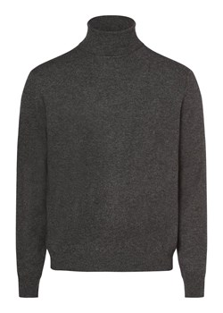 Andrew James Sweter z czystego kaszmiru Mężczyźni Kaszmir antracytowy jednolity ze sklepu vangraaf w kategorii Swetry męskie - zdjęcie 162235462