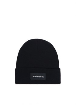 Cropp - Czarna czapka beanie - czarny ze sklepu Cropp w kategorii Czapki zimowe damskie - zdjęcie 162269764