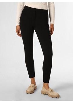 comma Spodnie Kobiety Sztuczne włókno czarny jednolity ze sklepu vangraaf w kategorii Spodnie damskie - zdjęcie 162269880