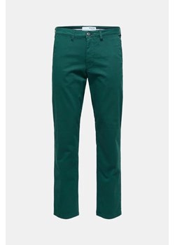 SELECTED Spodnie - Zielony ciemny - Mężczyzna - 36 CAL(L/XL) ze sklepu Halfprice w kategorii Spodnie męskie - zdjęcie 162269933