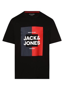 Jack & Jones T-shirt męski Mężczyźni Bawełna czarny nadruk ze sklepu vangraaf w kategorii T-shirty męskie - zdjęcie 162272384