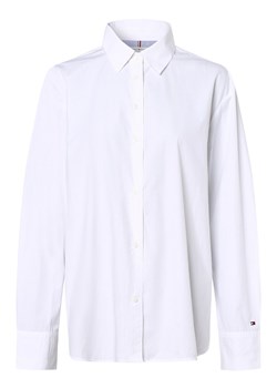 Tommy Hilfiger Bluzka damska Kobiety Bawełna biały jednolity ze sklepu vangraaf w kategorii Koszule damskie - zdjęcie 162272414
