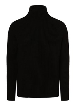 Drykorn Sweter z dodatkiem alpaki Mężczyźni Wełna czarny jednolity ze sklepu vangraaf w kategorii Swetry męskie - zdjęcie 162272450