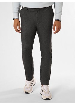 BOSS Spodnie Mężczyźni antracytowy wypukły wzór tkaniny ze sklepu vangraaf w kategorii Spodnie męskie - zdjęcie 162272542