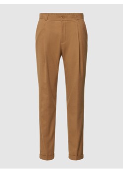 Spodnie do garnituru z zakładkami w pasie ze sklepu Peek&Cloppenburg  w kategorii Spodnie męskie - zdjęcie 162289221