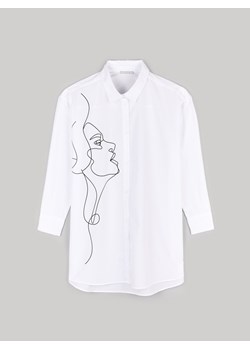 GATE Damska koszula oversize z graficznym nadrukiem 36/38 ze sklepu gateshop w kategorii Koszule damskie - zdjęcie 162293774