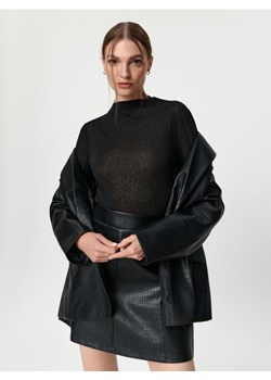 Sinsay - Bluzka ze stójką - czarny ze sklepu Sinsay w kategorii Bluzki damskie - zdjęcie 162295603