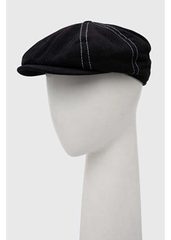 Kangol kaszkiet bawełniany kolor czarny bawełniany ze sklepu ANSWEAR.com w kategorii Kaszkiety męskie - zdjęcie 162302781