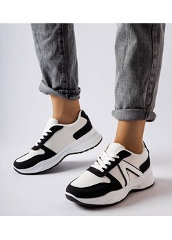Biało-czarne sportowe sneakersy Tornano ze sklepu gemre w kategorii Buty sportowe damskie - zdjęcie 162306391