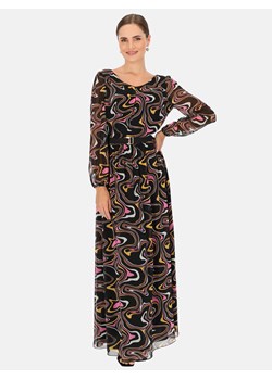 Kolorowa sukienka maxi z gumką w pasie L'AF Latika ze sklepu Eye For Fashion w kategorii Sukienki - zdjęcie 162308224