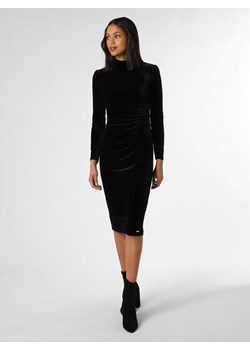 Armani Exchange Sukienka damska Kobiety Sztuczne włókno czarny jednolity ze sklepu vangraaf w kategorii Sukienki - zdjęcie 162309503