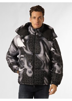 Armani Exchange Męska kurtka pikowana 2 w 1 Mężczyźni Sztuczne włókno czarny wzorzysty ze sklepu vangraaf w kategorii Kurtki męskie - zdjęcie 162309510