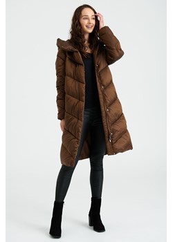 Brązowa pikowana kurtka damska zimowa ze sklepu 5.10.15 w kategorii Kurtki damskie - zdjęcie 162314661