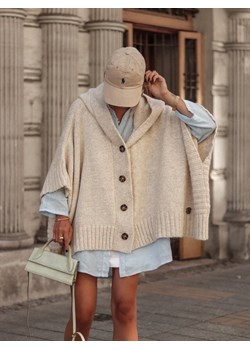 Sweter Carly Kremowy ze sklepu Lisa Mayo w kategorii Swetry damskie - zdjęcie 162330424
