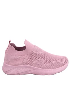 Buty sportowe skarpetkowe Goff Pink różowe ze sklepu ButyModne.pl w kategorii Buty sportowe damskie - zdjęcie 162332111