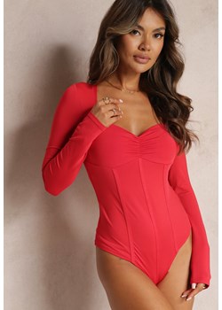 Czerwone Body typu Gorset Ellula ze sklepu Renee odzież w kategorii Bluzki damskie - zdjęcie 162347304
