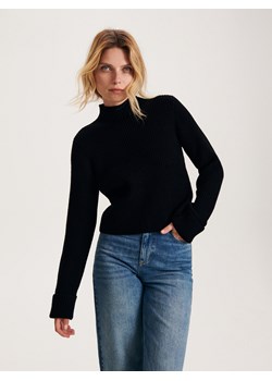 Reserved - Sweter z wiskozą - czarny ze sklepu Reserved w kategorii Swetry damskie - zdjęcie 162348210