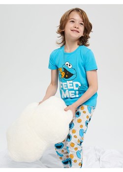 Sinsay - Piżama Ciasteczkowy Potwór - niebieski ze sklepu Sinsay w kategorii Piżamy dziecięce - zdjęcie 162354583