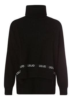 Liu Jo Collection Sweter damski Kobiety czarny jednolity ze sklepu vangraaf w kategorii Swetry damskie - zdjęcie 162356911