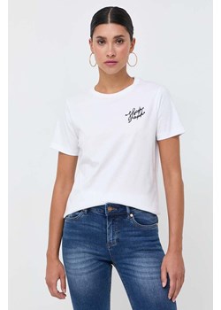 Silvian Heach t-shirt bawełniany kolor biały ze sklepu ANSWEAR.com w kategorii Bluzki damskie - zdjęcie 162358734