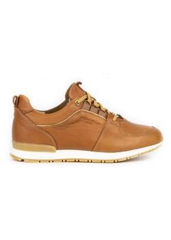 Buty damskie sportowe creepersy skórzane 05-0784-04 brązowe ze sklepu butyolivier w kategorii Buty sportowe damskie - zdjęcie 162370360